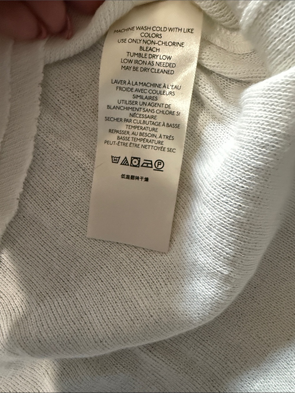 We The Free Off-White Scoop Neck Long Sleeve Top - Picture 3 of 4